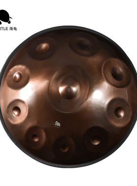 海龟手碟10音D小调432hz疗愈手碟不锈钢空灵鼓handpan专业级乐器