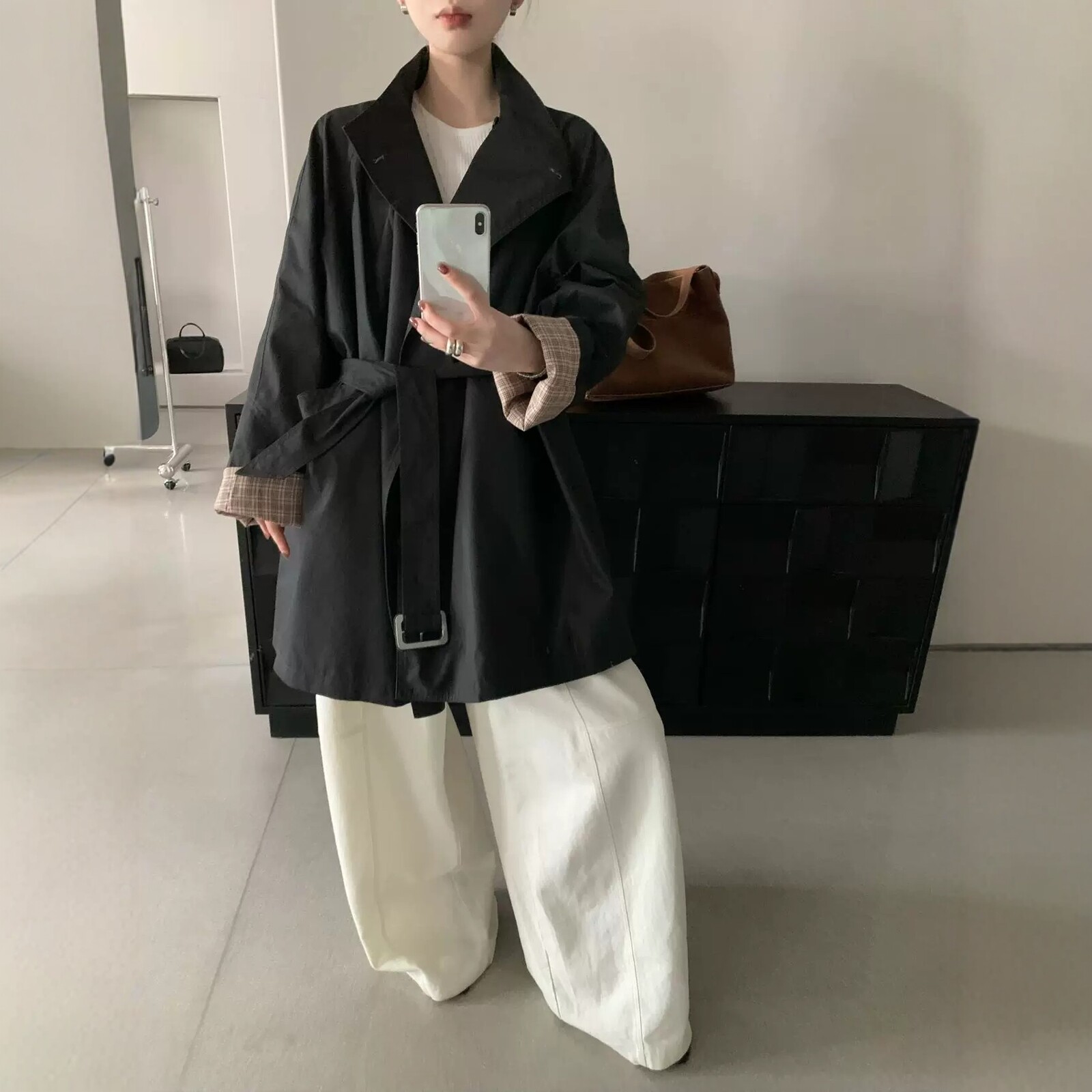 福利款卡蔓诗浅之夏西装风衣套装