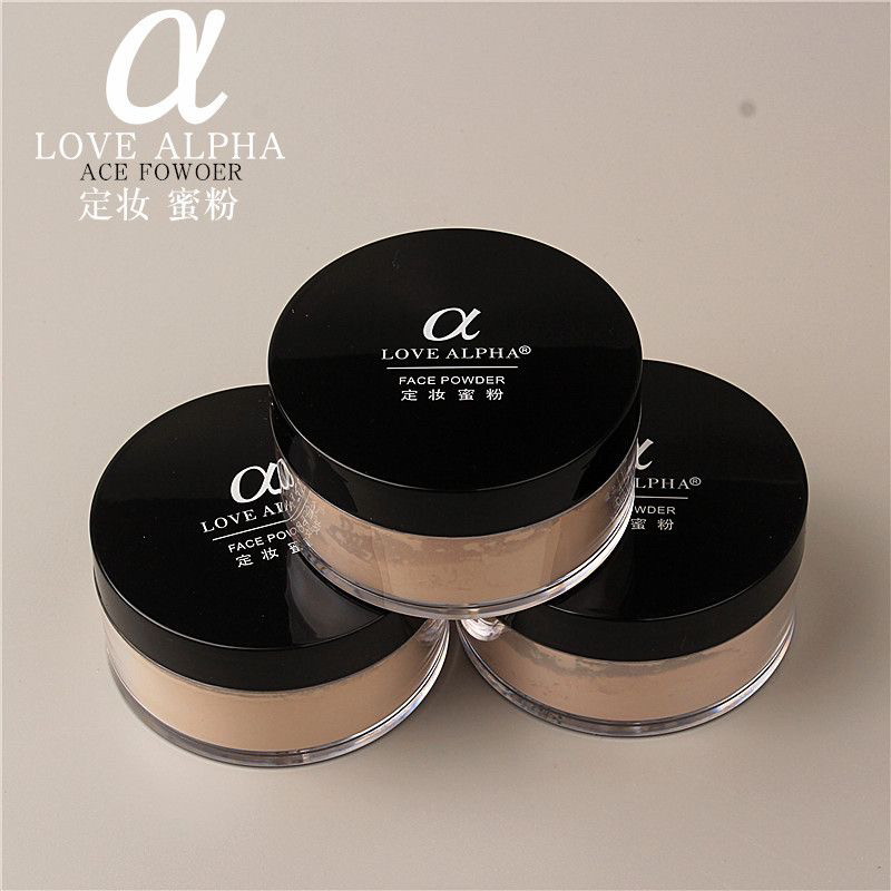 阿尔法散粉专业化妆师定妆粉持久隔离修容闪亮蜜粉影楼专用化妆品