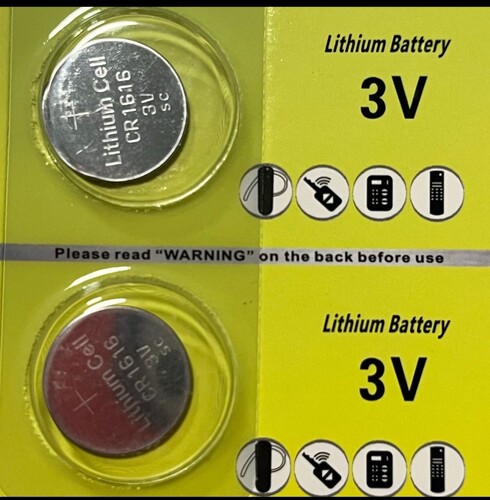 2粒 SC品质CR1616   性能 品质 纽扣电池lithium battery