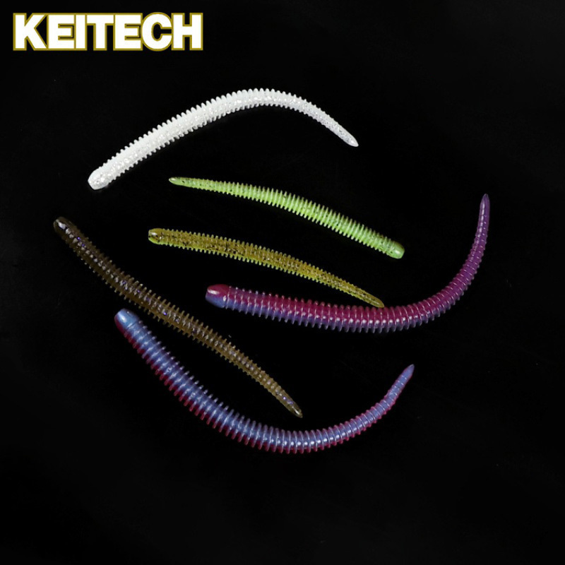 日本牌路亚软饵KEITECHK软虫3.5