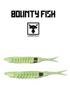日本jackall 软饵BOUNTY FISH两节软鱼叉尾路亚饵软饵鲈鱼翘嘴