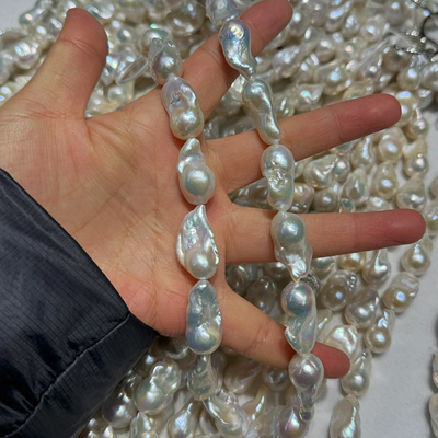 强光炫彩小巴洛克珍珠串珠天然淡水珍珠异形diy手工饰品配饰