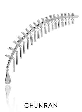 CHUNRAN疤痕系列原创设计胸针小众典雅造型感