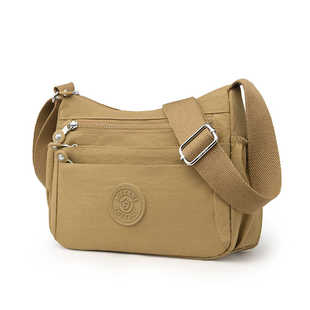 单肩包斜挎包简约大气尼龙牛津帆布新款 大容量多层中年妈妈包夏季