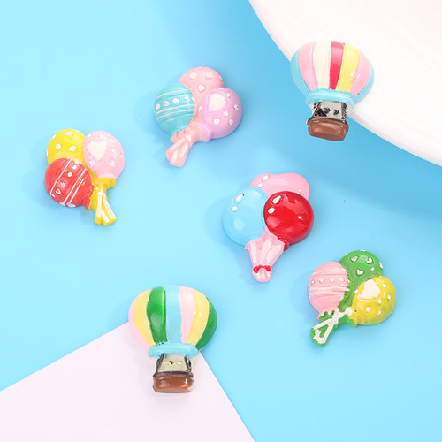 卡通diy手工制作热气球树脂配件