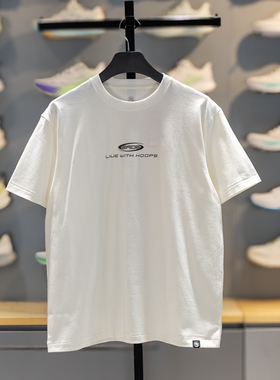 李宁反伍T恤2026夏季新品男子纯棉透气短袖宽松圆领文化衫AHSW163