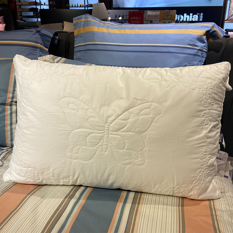 多喜爱蚕丝枕成人舒适枕芯48*74cm单人纯棉亲肤枕头美眠护颈中枕,床上用品,枕头/枕芯,淘宝优惠券,粉丝福利购,淘宝优惠卷