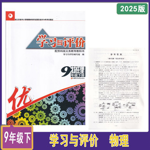 2025春学习与评价物理九年级下册苏科版 试卷和参考答案9年级下册物理学习与评价初三下学期辅导同步教辅 含单元