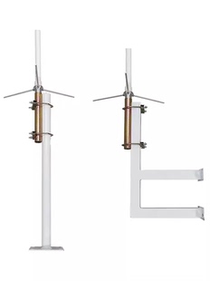 室外天线支架立柱抱杆定向八木天线L横臂F壁装落地立杆大承重吊装