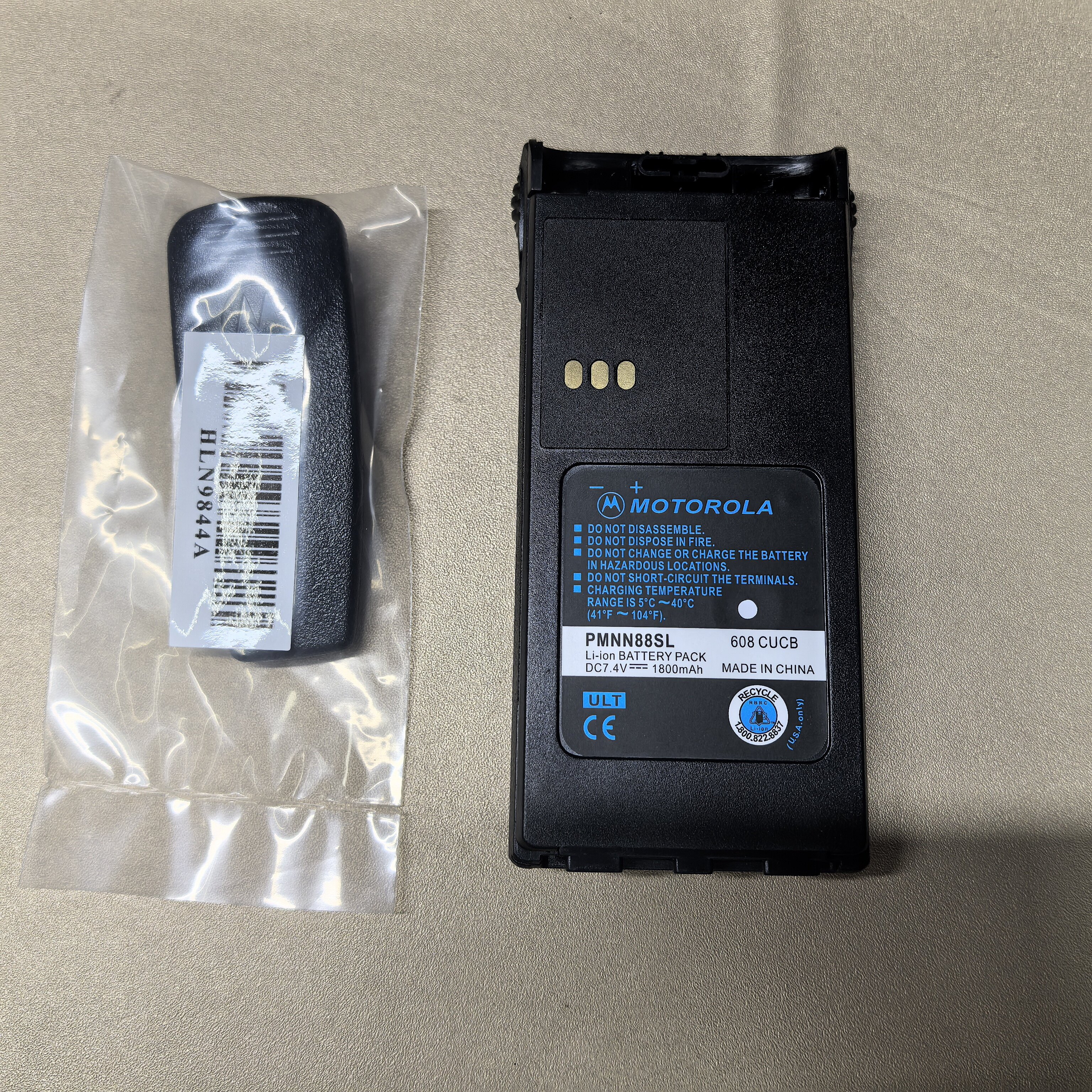 摩托罗拉对讲机电池GP88S GP308 CT150镍氢电池 1800mAh