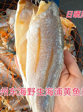 野生白梅鲞咸鱼干海鲜干货