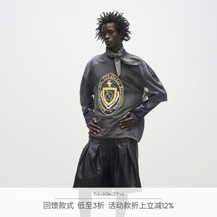 7440 37 1 学院镂空中网短袖橄榄球服T恤