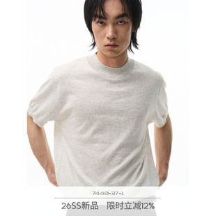 7440 37 1 SS26 混纺彩点半高领针织衫