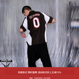 立领拼色肌理棒球衬衫 7440 SS25 球衣