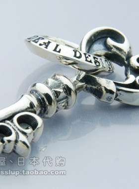 日本代购DEAL DESIGN个性潮流复古钥匙925纯银吊坠银配饰男女