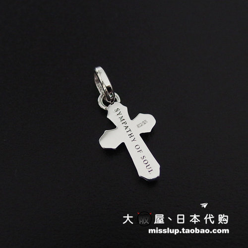 日本代购 SYMPATHY OF SOUL日本制时尚潮流925银项链吊坠单坠子
