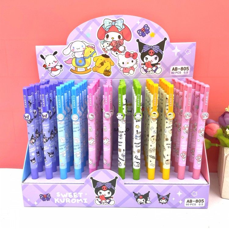 创意卡通0.5按动圆珠笔可爱造型学生写字笔儿童高颜值随身笔文具