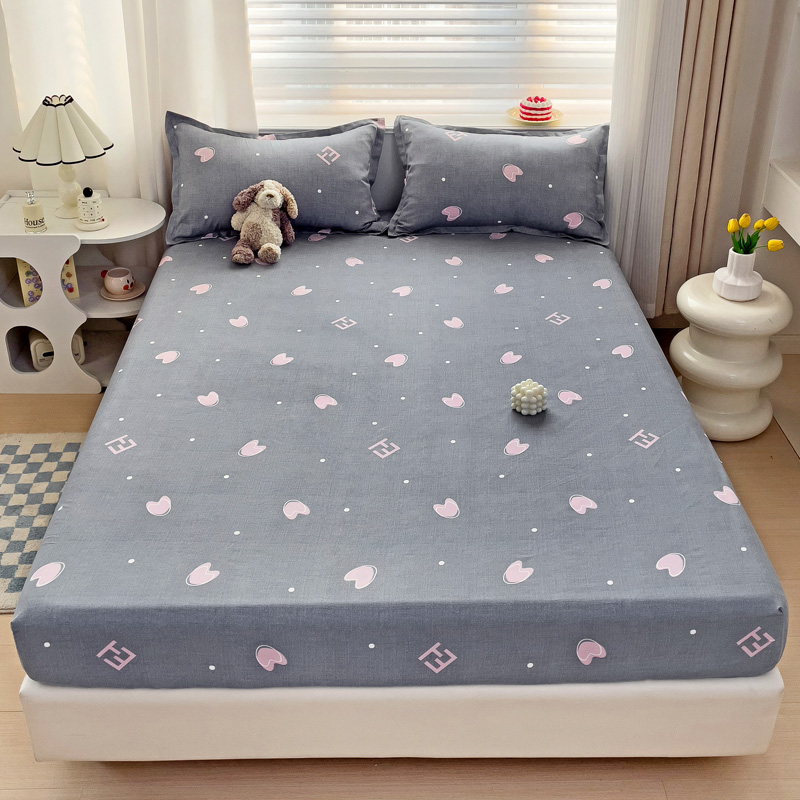 床笠单件全棉床罩2024新款防尘床垫保护罩全包儿童纯棉床单三件套