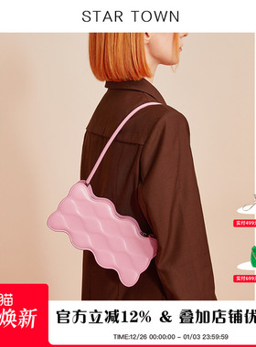 STARTOWN单肩包包女2024新款小众设计原创腋下包高级感时尚女包