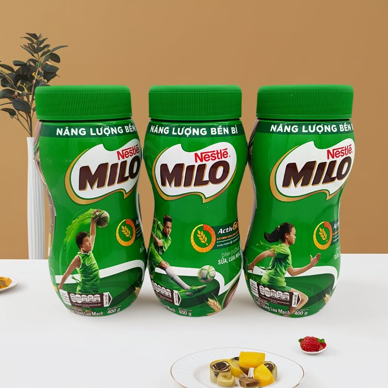越南进口特产milo麦芽可可粉400g巧克力速溶饮料瓶装零食小吃包邮