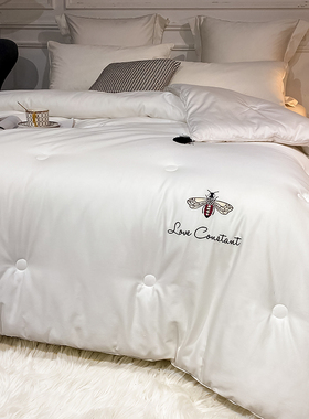 伊伊爱BZ0HJC2100366蜜蜂被子150*200cm总重3斤 白色