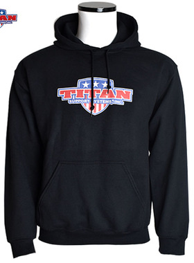 代购TITAN泰坦套头帽衫美国进口休闲冬季运动训练潮流宽松健身男