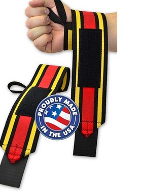 代购TITAN泰坦土豪金护腕健身健美力量加压助力卧推深蹲硬拉绑肘