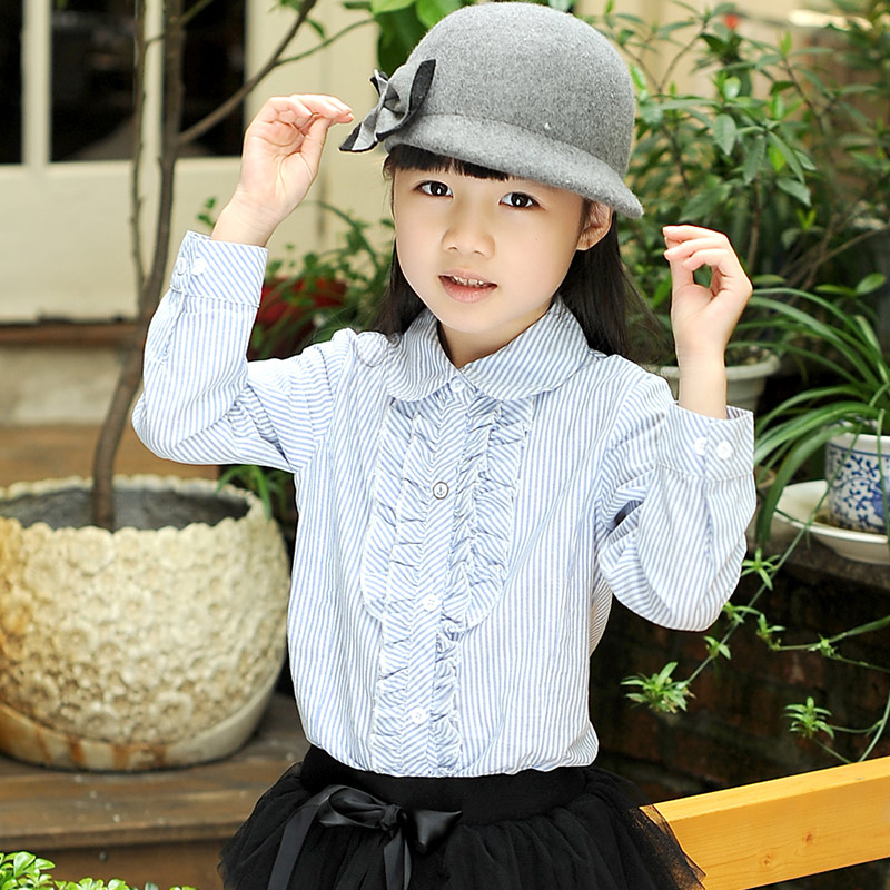 Chemise fille à manche longue - Ref 2085948 Image 3