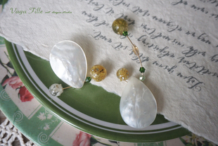 spring」系列之凤梨 「晚春later 原创耳饰 Fille2019ss Vaga