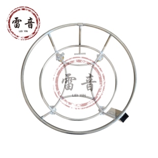 狮鼓架圆形推拉鼓车打鼓架子带轮