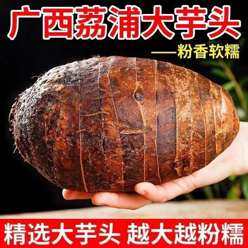 广西荔浦粉糯芋头新鲜现挖当季香芋广西槟榔紫心红心芋头商用批发