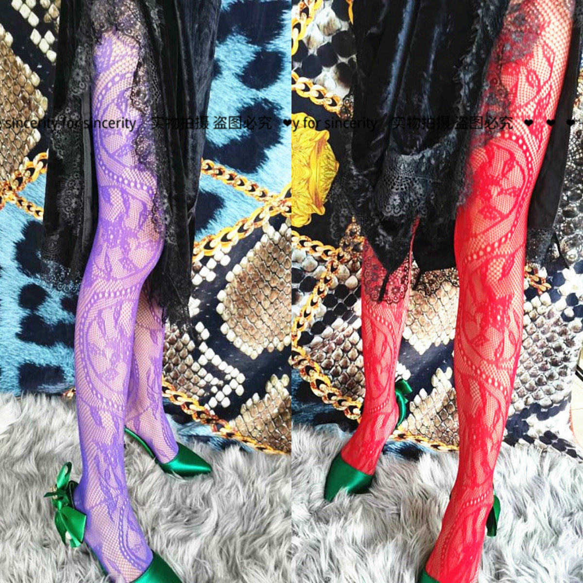 24新出口单~千禧年5色入彩色透超薄透明提花渔网连袜裤大码打底裤,女士内衣/男士内衣/家居服,连裤袜/打底袜,淘宝优惠券,粉丝福利购,淘宝优惠卷