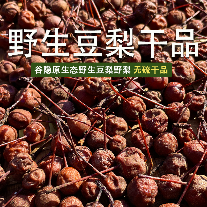 福建谷隐深山稀奇水果野生豆梨野梨 棠梨狗屎梨鲜果 野果自然晒干