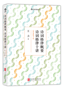 后浪直营正版 诗词格律概要 诗词格律十讲 王力 修订第3版 中国古诗词古典诗词格律基本的知识 古典文学书