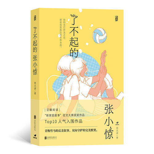 后浪正版 了不起的张小惊 排球少女青春成长 青春治愈文学言情小说书籍