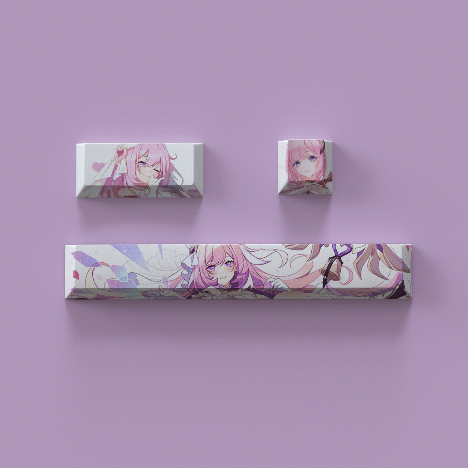 崩坏3爱莉希雅五面热升华个性动漫二次元键盘键帽esc回车键空格键