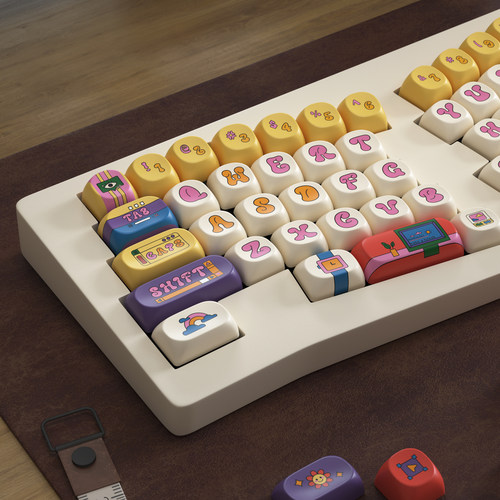 原创美式复古键帽PBT键帽