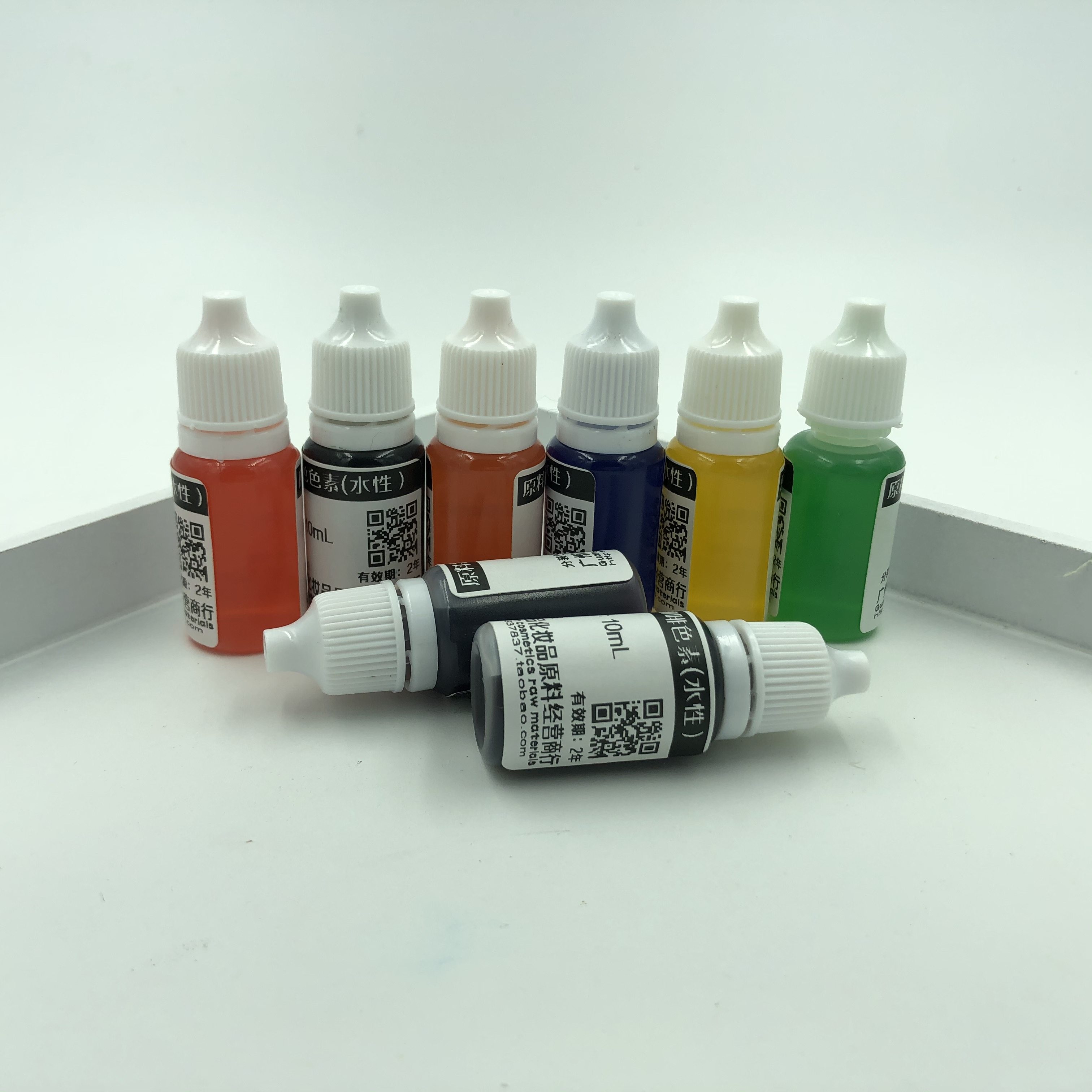 皂医生 8色一套 水溶性色素10ml带滴头手工皂diy护肤品材料原料
