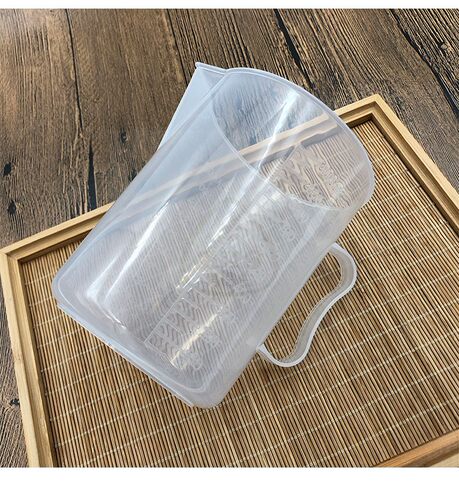 新款塑料量杯1L 刻度清晰准确 加厚双层手柄 实验工具量筒