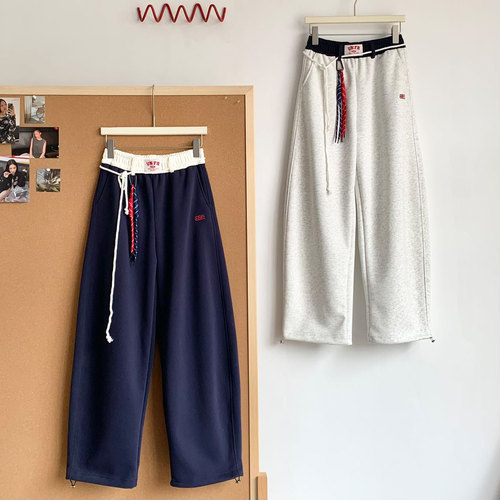 高定版明星同款运动休闲卫裤大码