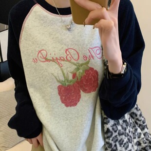 太爱这件啦~韩代款秋冬季毛巾棉加绒上衣chic保暖长袖打底衫大码