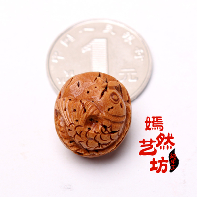 嫣然艺坊山桃核富贵鱼批发手链