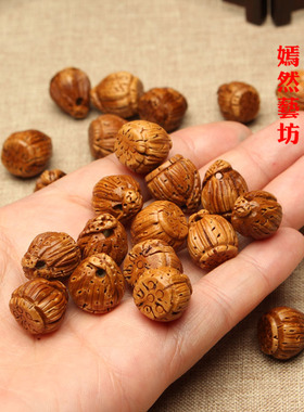 正品桃核桃核莲蓬精制手工雕刻