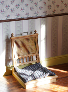 「 流苏花」醒春集系列壁纸故我今我复古条纹复古无缝壁画壁布