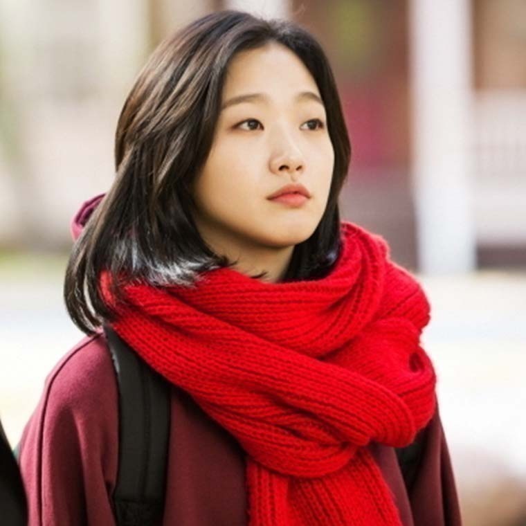 韩剧鬼怪同款冬季红色针织粗毛线学生情侣保暖加厚围巾韩版围脖女