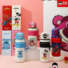 匡迪7117真空保温杯316L男女便携吸管直饮两用学生运动车载水壶