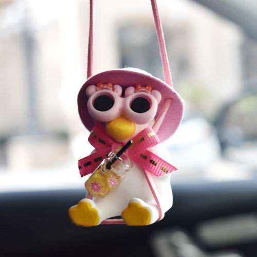 跨境新品车载秋千鸭汽车