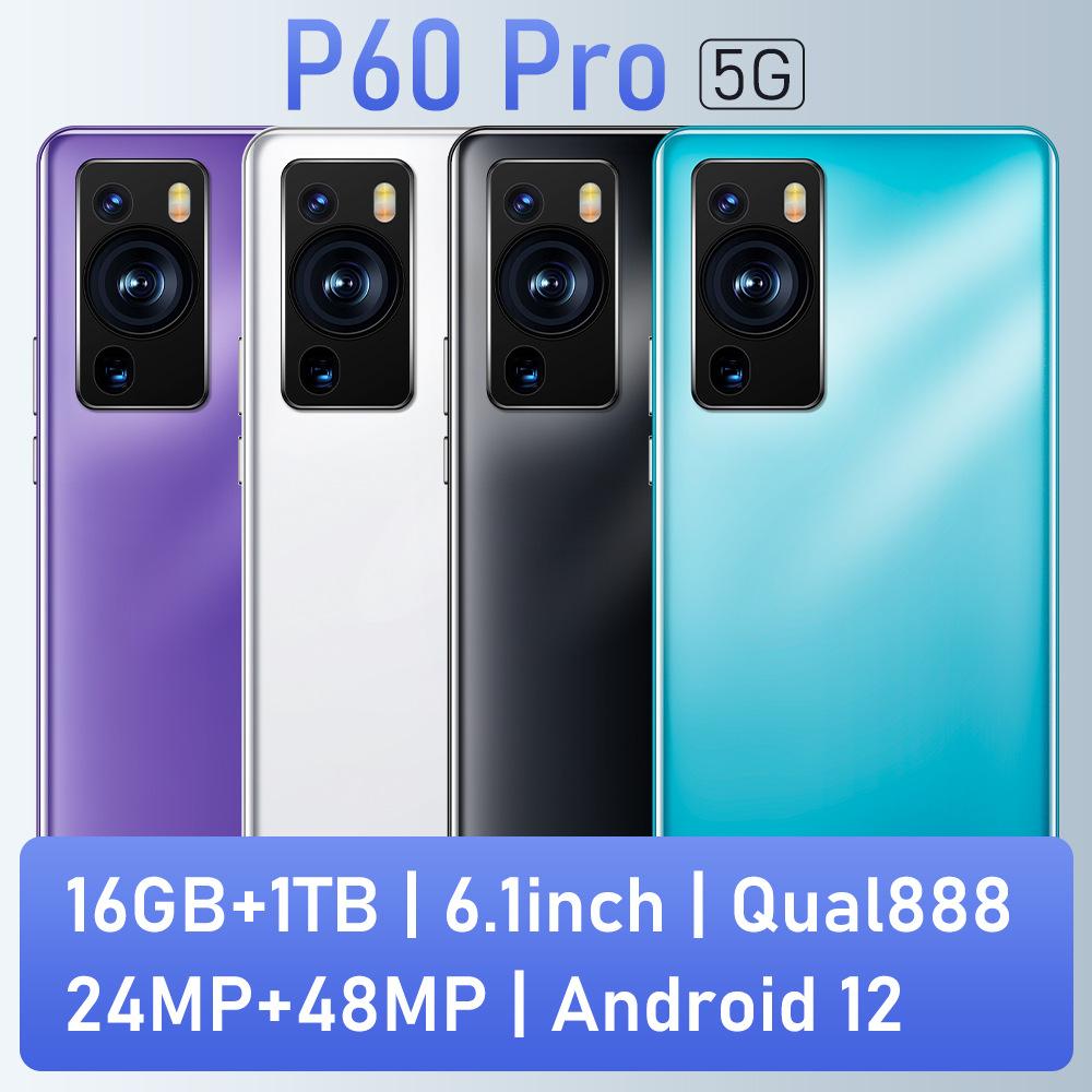 P60 Pro跨境电商外贸新款6.1寸大屏安卓智能手机1+4G工厂现货直销