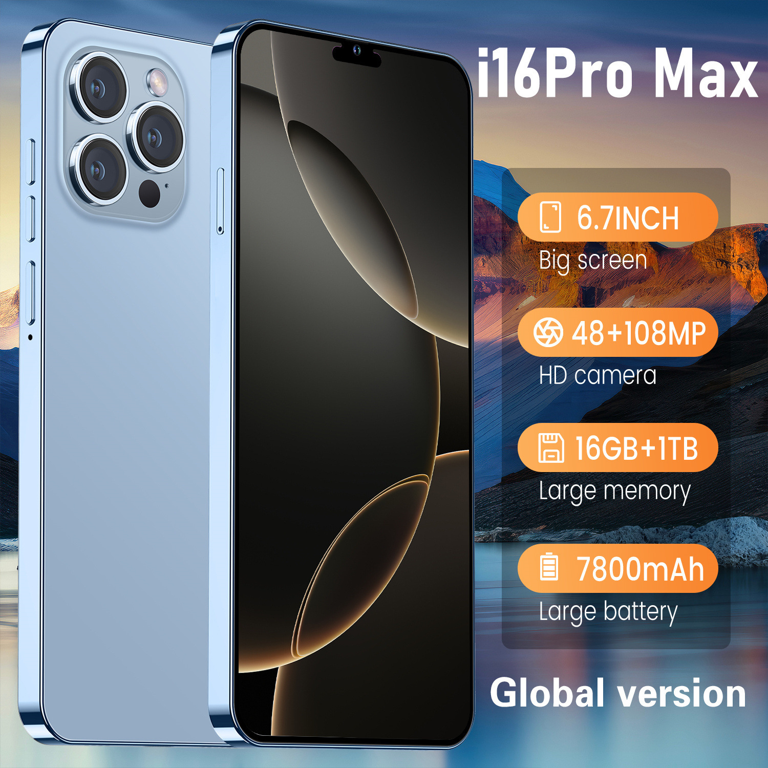 新款I16ProMax跨境手机+1